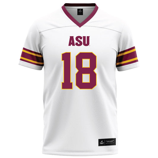 Arizona State - NCAA Football : Martell Hughes - White Football Jersey