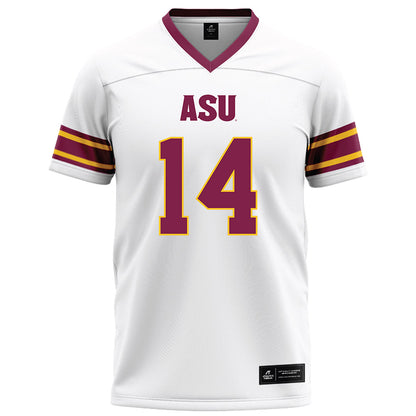 Arizona State - NCAA Football : Xavier Skowron - White Football Jersey-0