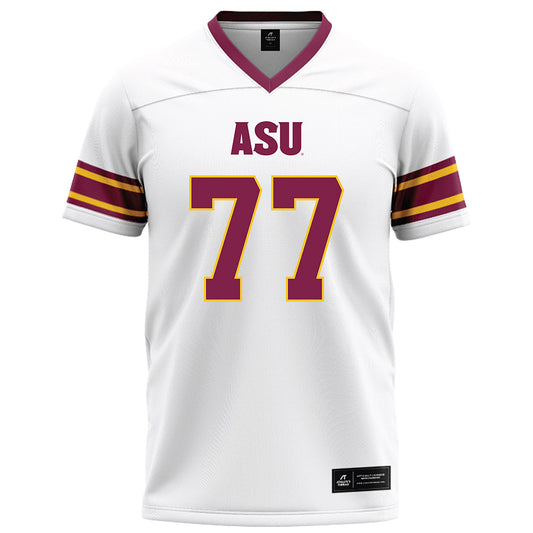 Arizona State - NCAA Football : Matai Jefferson - White Football Jersey-0