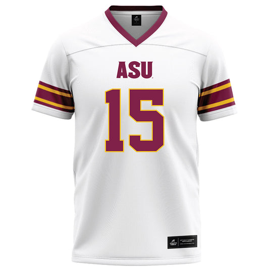 Arizona State - NCAA Football : Khamari Anderson - White Football Jersey-0