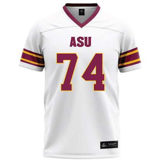 Arizona State - NCAA Football : Siosaia Lapuaho - White Football Jersey-0