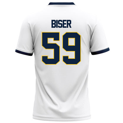 Murray State - NCAA Football : Jackson Biser - White Football Jersey-1