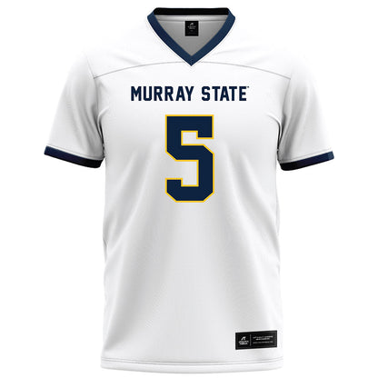 Murray State - NCAA Football : Conlee Crossno - White Football Jersey-0