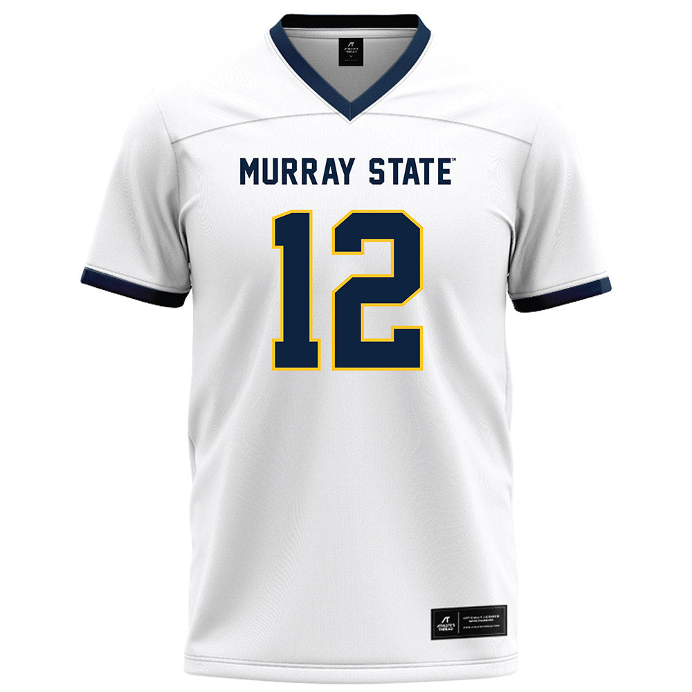 Murray State - NCAA Football : Ty Brown - White Football Jersey-0