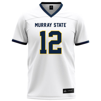 Murray State - NCAA Football : Ty Brown - White Football Jersey-0