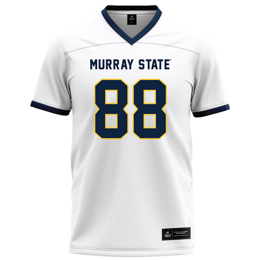 Murray State - NCAA Football : Calerbe Hermane - White Football Jersey-0