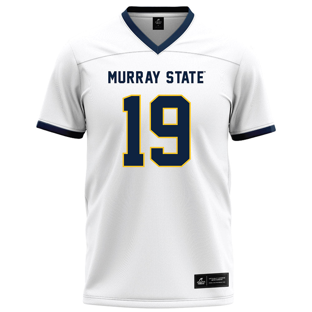 Murray State - NCAA Football : Matt Masingill - White Football Jersey-0