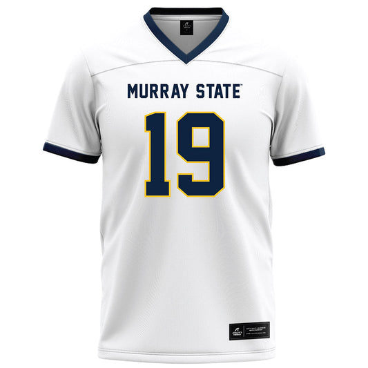 Murray State - NCAA Football : Matt Masingill - White Football Jersey-0