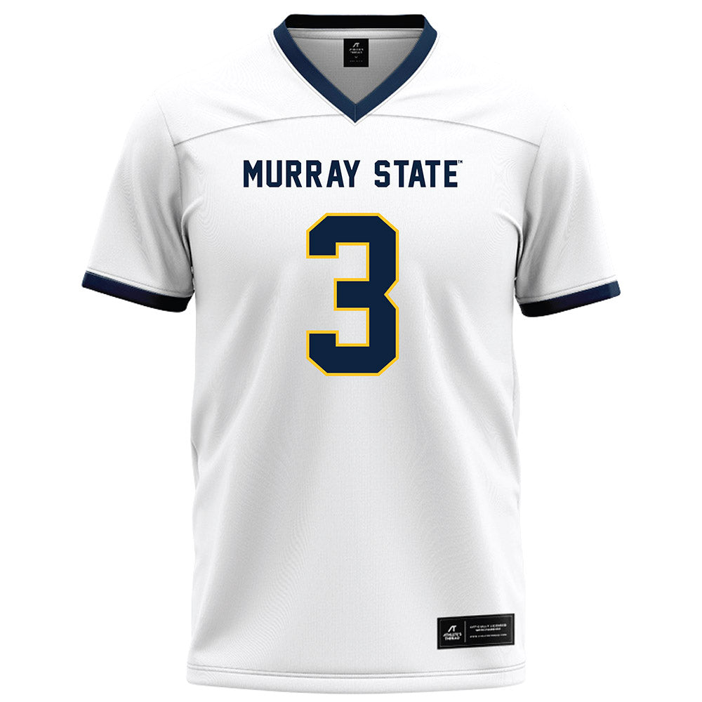 Murray State - NCAA Football : baxter wright - White Football Jersey-0