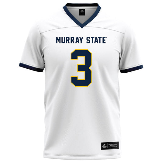 Murray State - NCAA Football : baxter wright - White Football Jersey-0