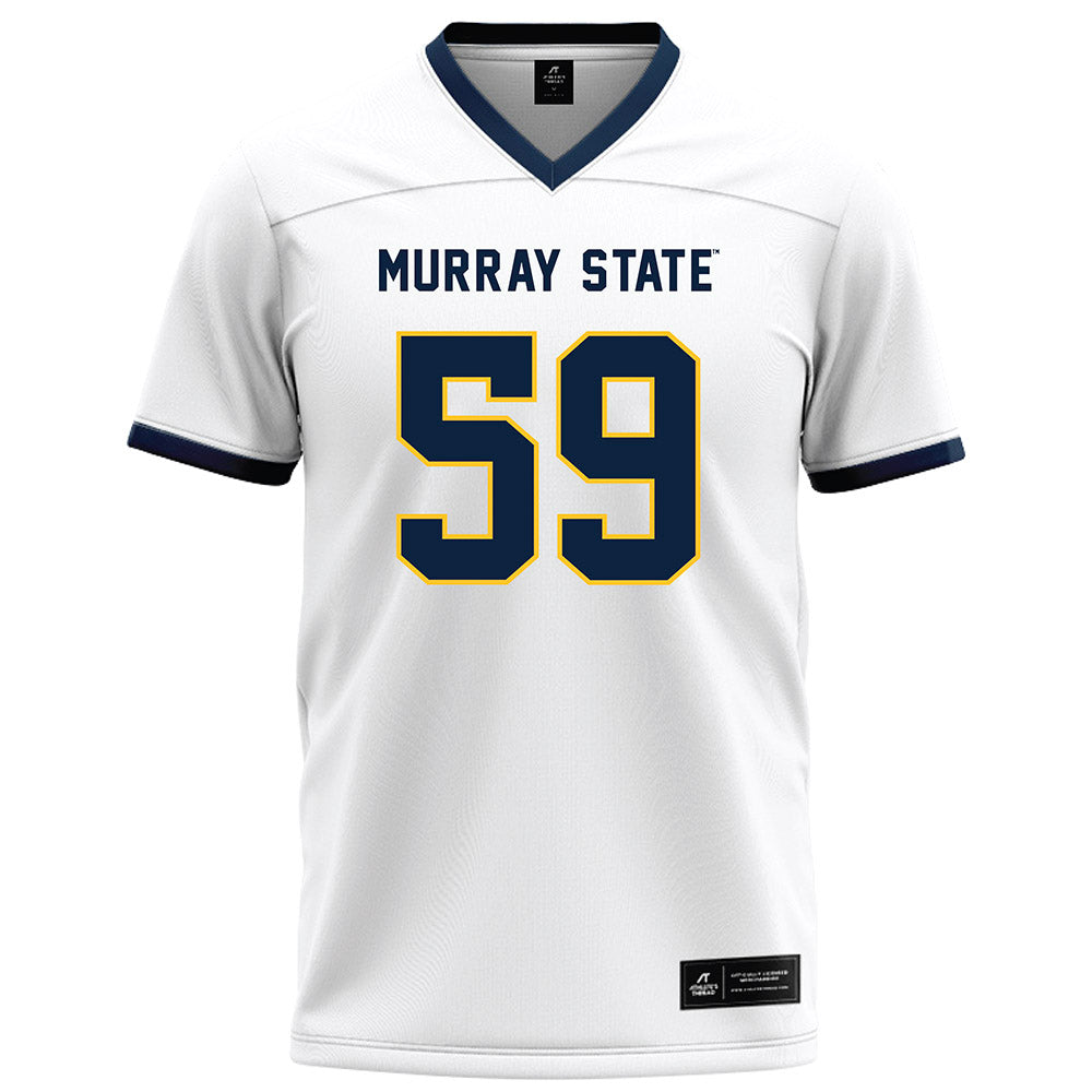 Murray State - NCAA Football : Jackson Biser - White Football Jersey-0