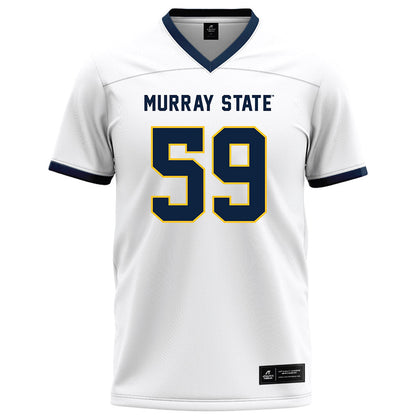 Murray State - NCAA Football : Jackson Biser - White Football Jersey-0