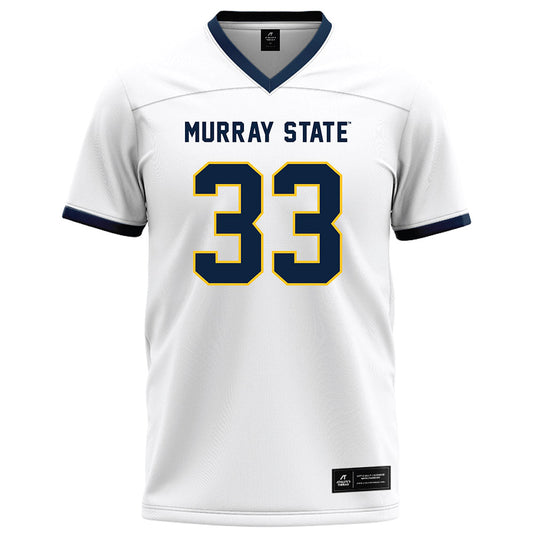Murray State - NCAA Football : Myles Mclaughlin - White Football Jersey-0