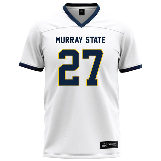 Murray State - NCAA Football : Nicholas Graham - White Football Jersey-0