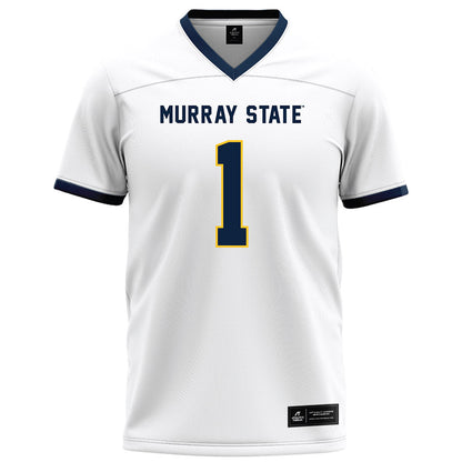 Murray State - NCAA Football : Bryan Pulley - White Football Jersey-0