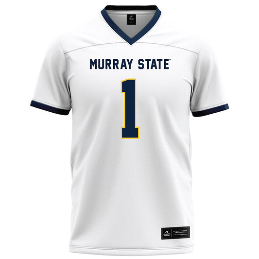 Murray State - NCAA Football : Bryan Pulley - White Football Jersey-0