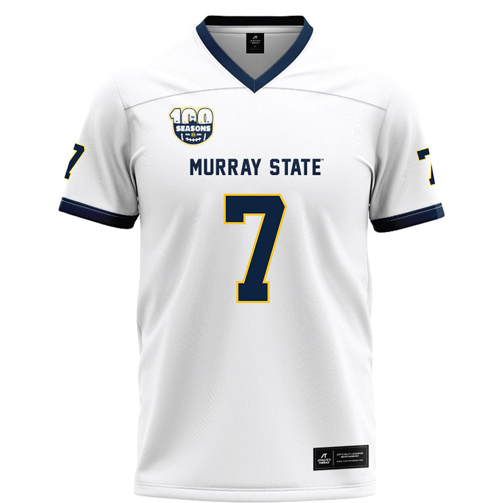 Murray State - NCAA Football : Ryan McCall - White Football Jersey-0