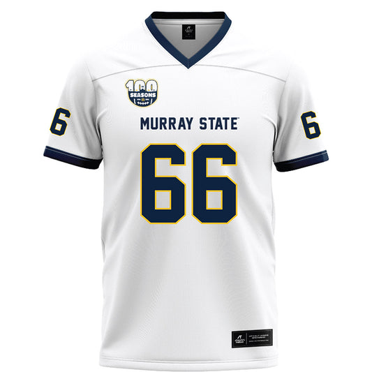 Murray State - NCAA Football : Spencer Newman - White Football Jersey-0