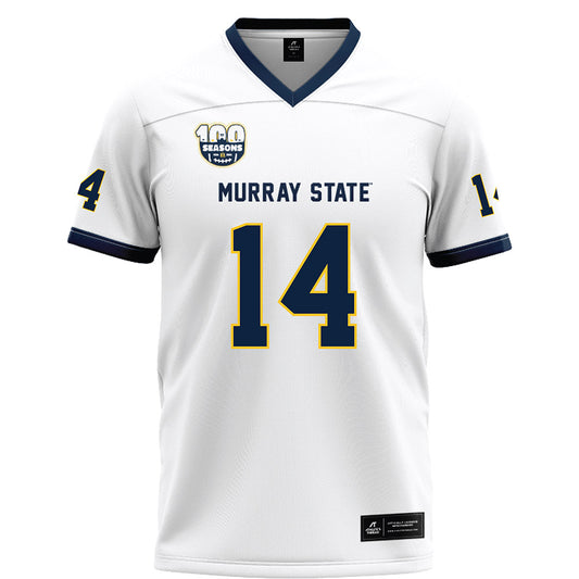 Murray State - NCAA Football : Jordan Sonnabend - White Football Jersey-0