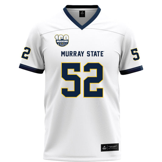 Murray State - NCAA Football : Jake McConnell - White Football Jersey-0
