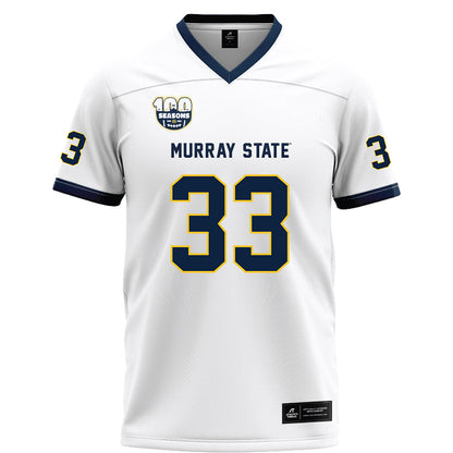 Murray State - NCAA Football : Daniel Aganbi - White Football Jersey-0