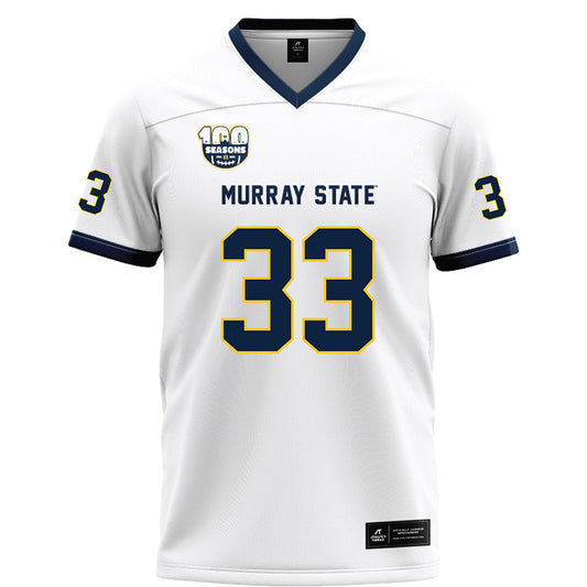Murray State - NCAA Football : Daniel Aganbi - White Football Jersey-0