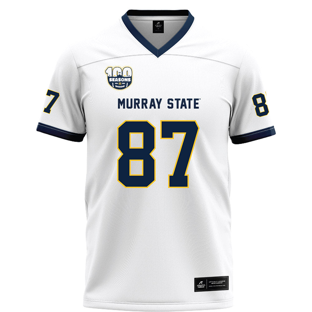 Murray State - NCAA Football : Liam McCormack - White Football Jersey-0