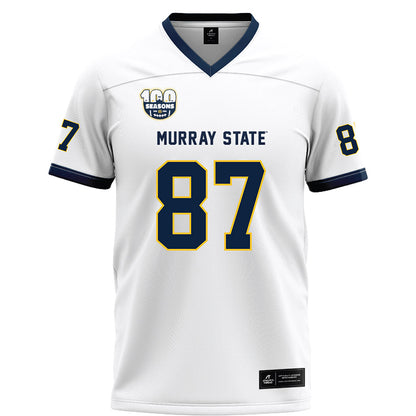 Murray State - NCAA Football : Liam McCormack - White Football Jersey-0
