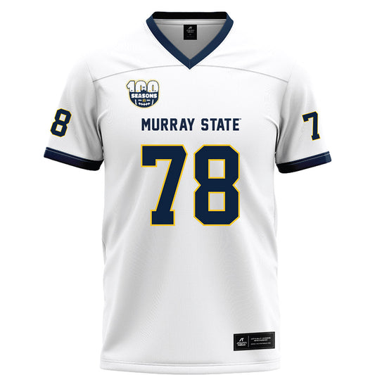 Murray State - NCAA Football : Micah Martin - White Football Jersey-0