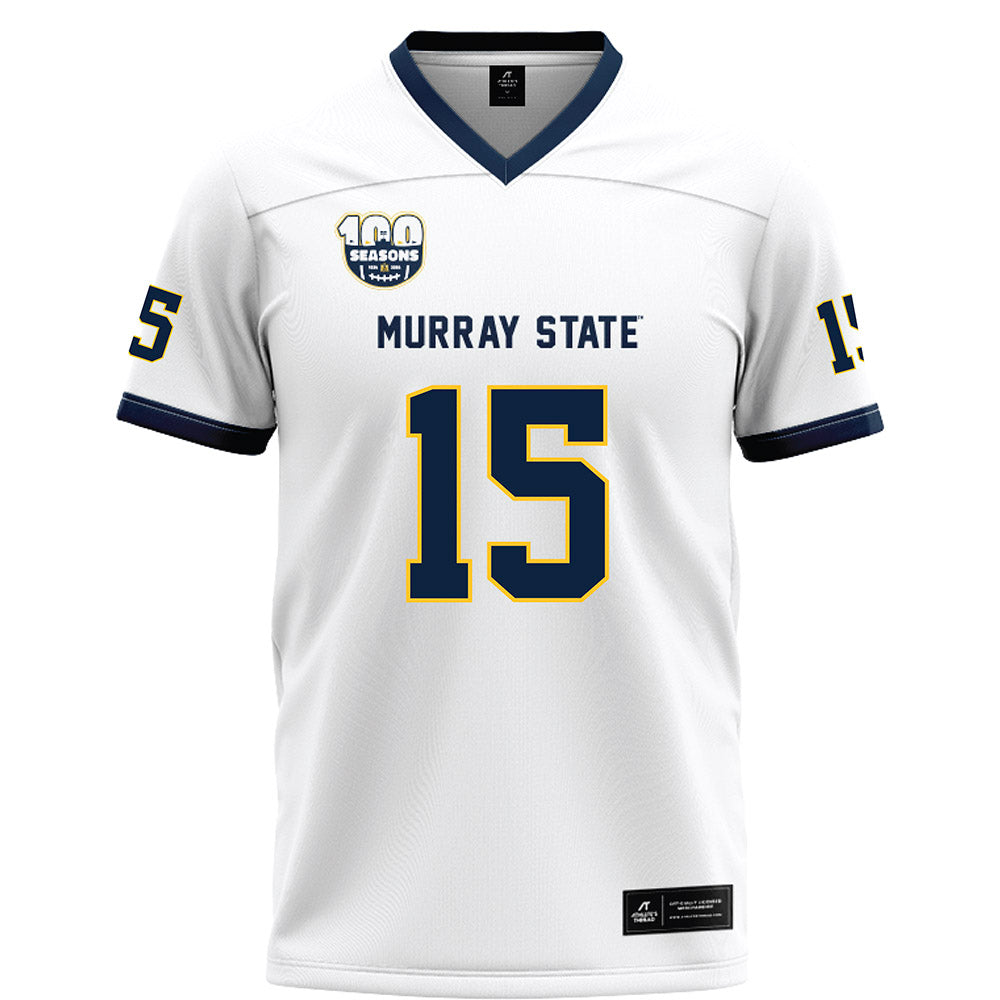 Murray State - NCAA Football : Blaze Berry - White Football Jersey-0