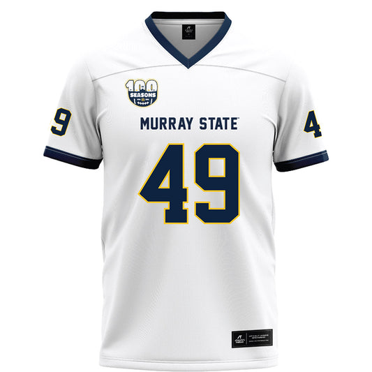 Murray State - NCAA Football : Ardin Jeanty - White Football Jersey-0