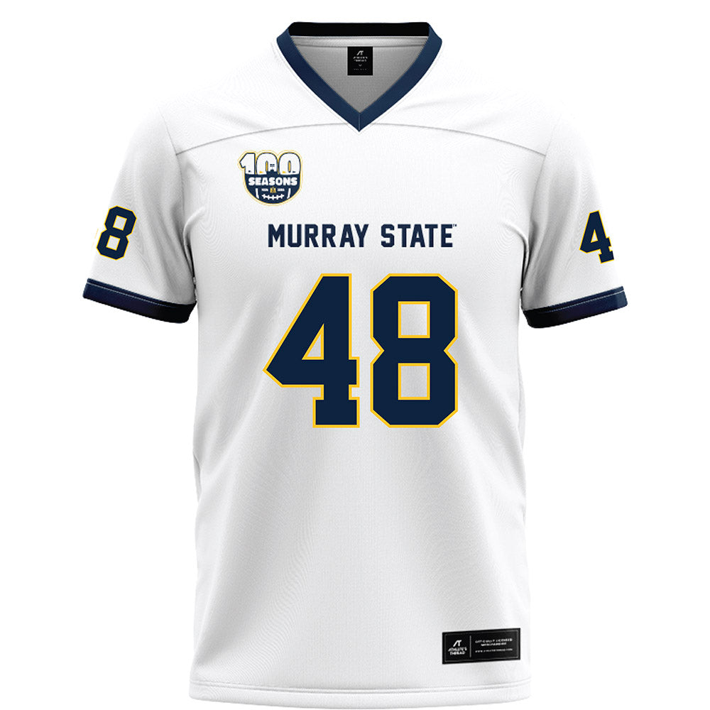 Murray State - NCAA Football : Everett Currie - White Football Jersey-0