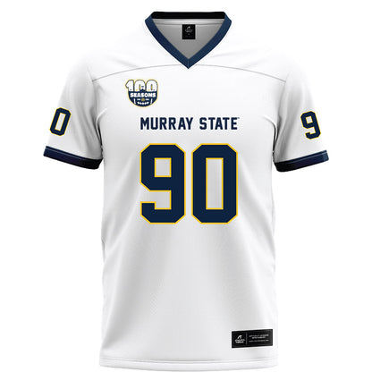 Murray State - NCAA Football : Cameron Daniels - White Football Jersey-0