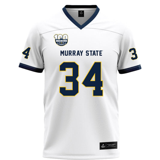 Murray State - NCAA Football : Daniel OBrien - White Football Jersey-0