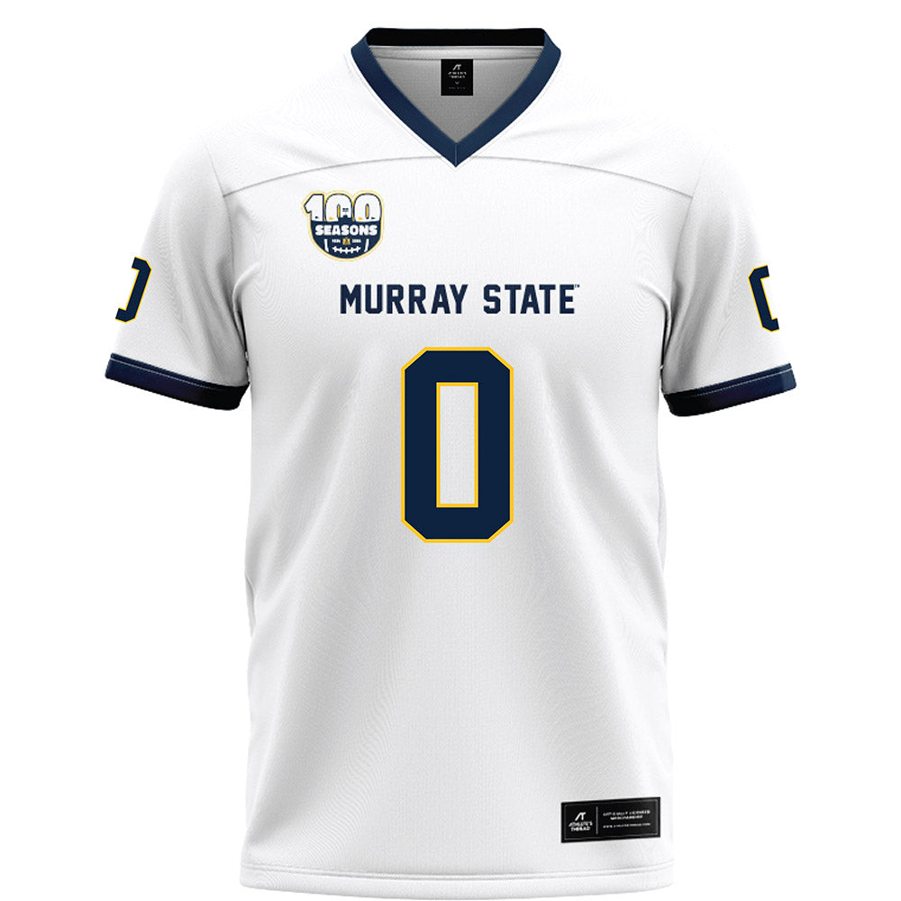 Murray State - NCAA Football : Jarard Mosely - White Football Jersey-0