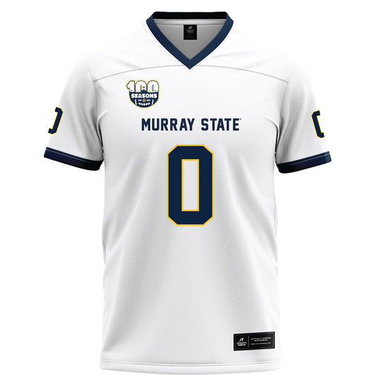 Murray State - NCAA Football : Jarard Mosely - White Football Jersey-0