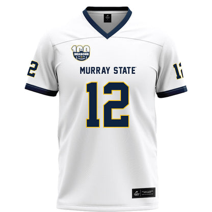 Murray State - NCAA Football : Ty Brown - White Football Jersey-0