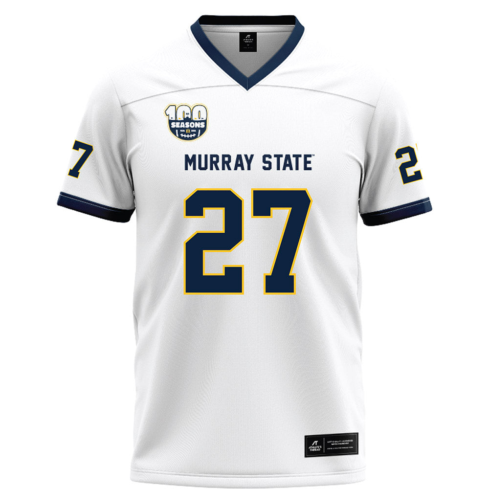 Murray State - NCAA Football : Nicholas Graham - White Football Jersey-0