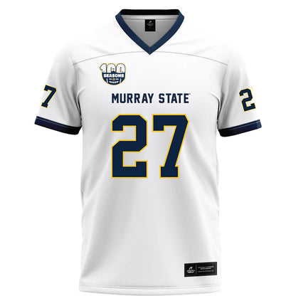 Murray State - NCAA Football : Nicholas Graham - White Football Jersey-0