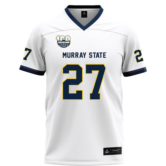 Murray State - NCAA Football : Nicholas Graham - White Football Jersey-0