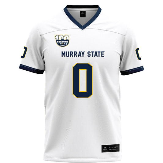Murray State - NCAA Football : Kyle Vaka - White Football Jersey-0