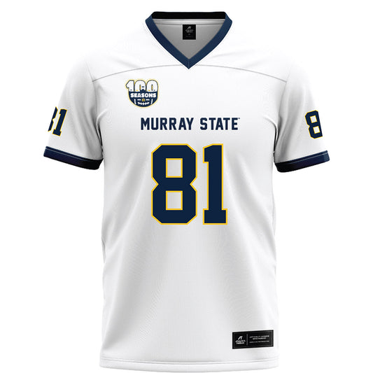 Murray State - NCAA Football : Corde Boller - White Football Jersey-0