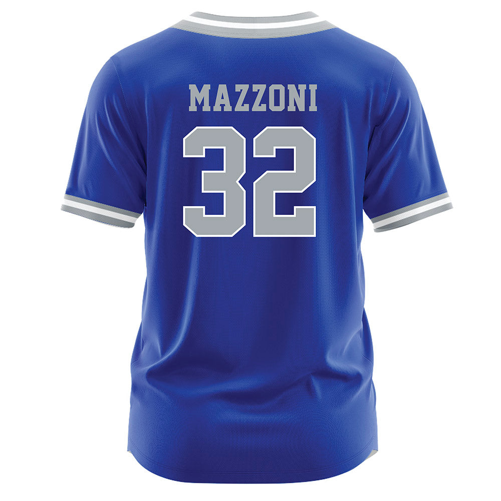 CNU - NCAA Baseball : Wayne Mazzoni - Blue Jersey-1