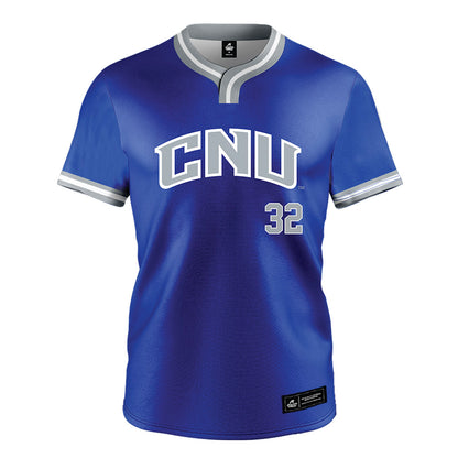 CNU - NCAA Baseball : Wayne Mazzoni - Blue Jersey-0