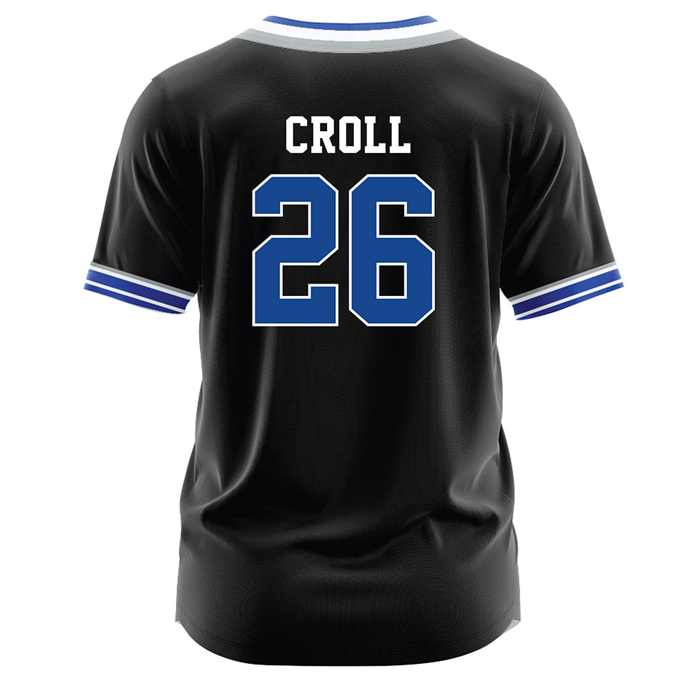 CNU - NCAA Baseball : Gus Croll - Black Jersey-1