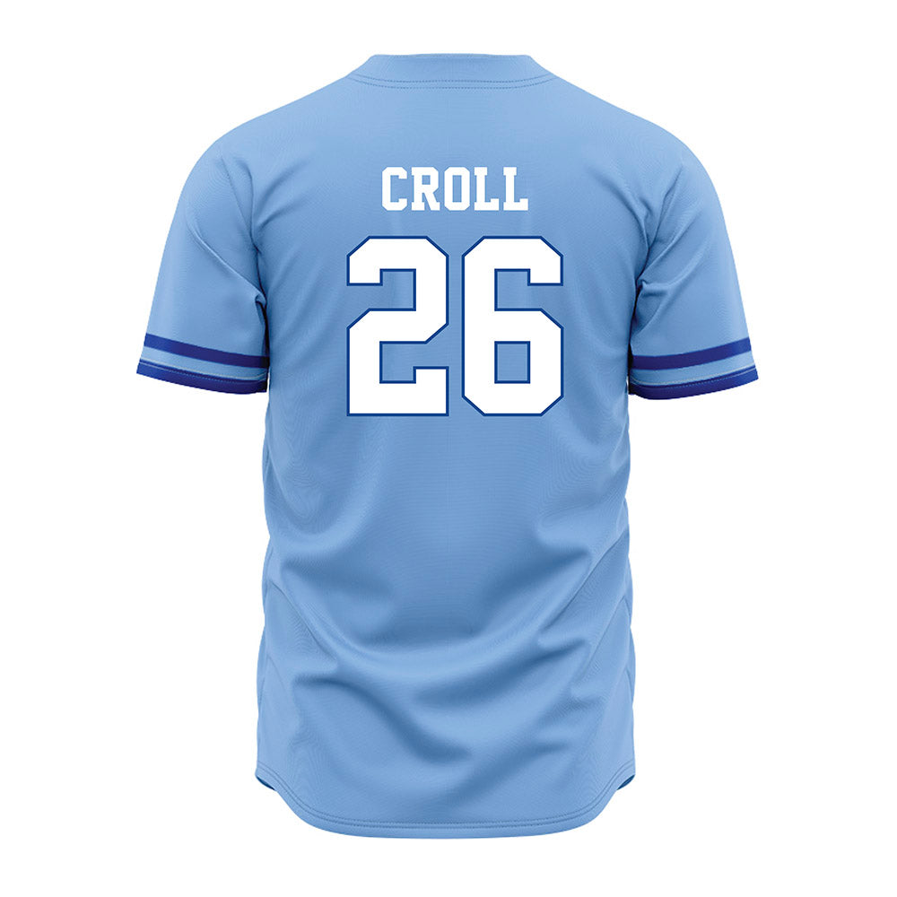 CNU - NCAA Baseball : Gus Croll - Light Blue Jersey-1