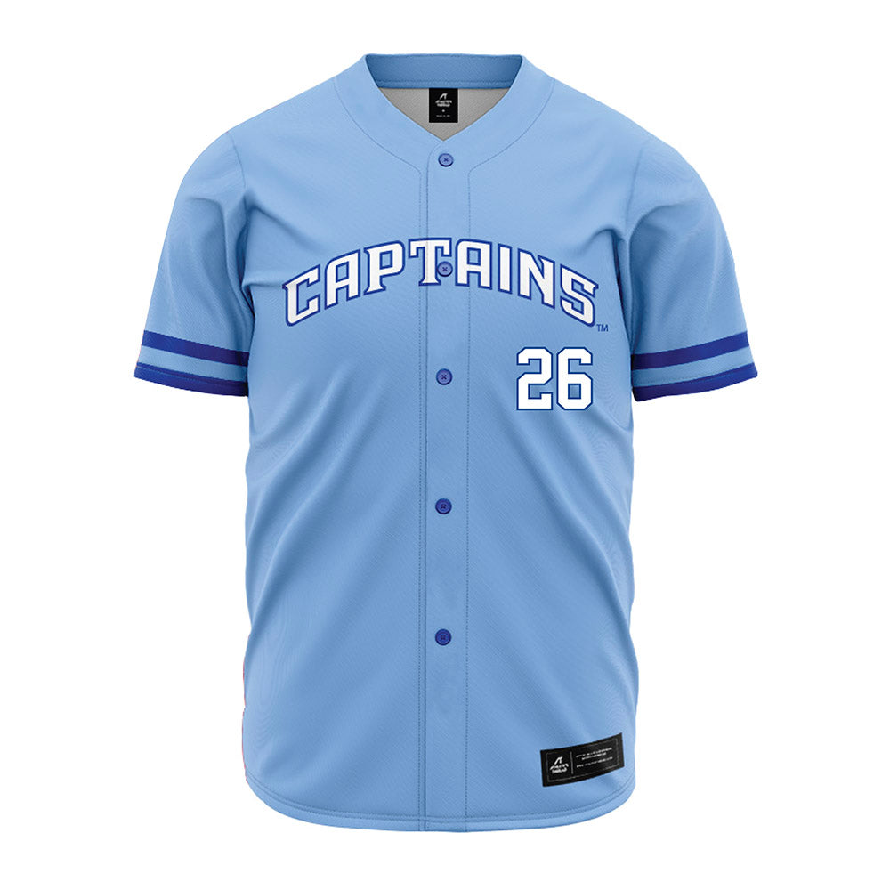 CNU - NCAA Baseball : Gus Croll - Light Blue Jersey-0