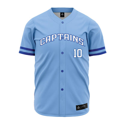 CNU - NCAA Baseball : Josh Reinhold - Light Blue Jersey-0