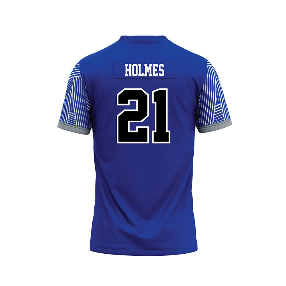 CNU - NCAA Football : Jaden Holmes - Blue Football Jersey-1