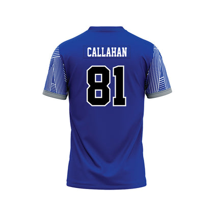 CNU - NCAA Football : Jordan Callahan - Blue Football Jersey-1